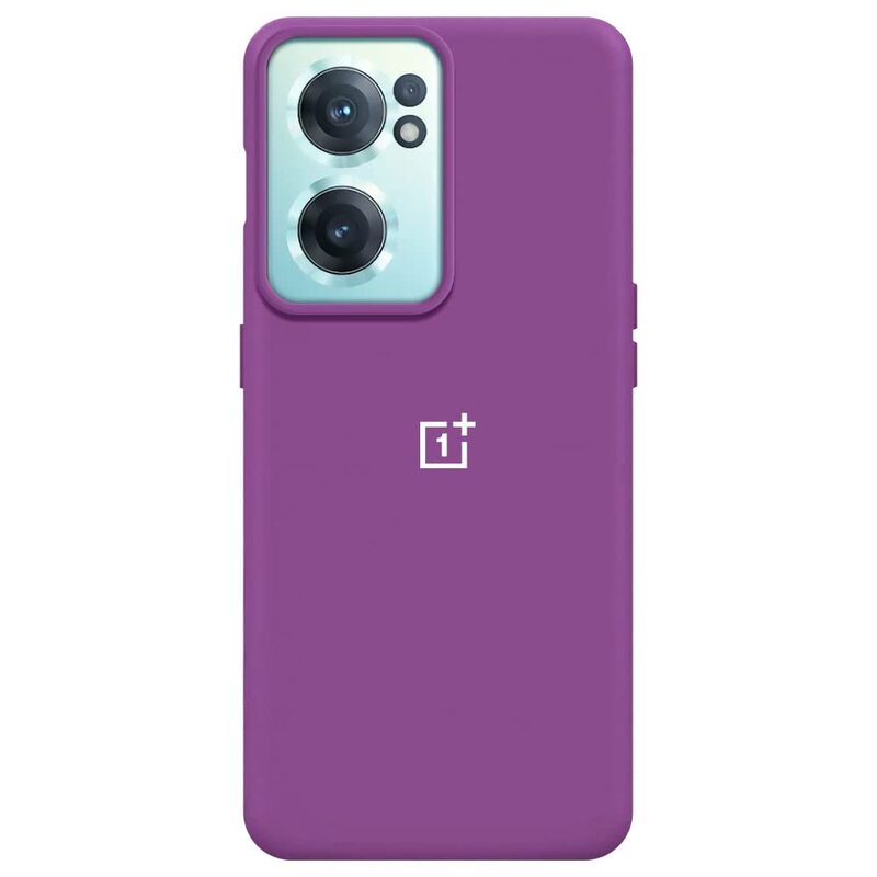 Margoun OnePlus Nord CE 2 5G TPU Silicone Soft Flexible Rubber Protective Mobile Phone Case Cover, Dark Purple