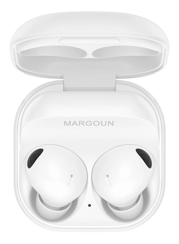 MARGOUN Buds 2 Pro True Wireless Bluetooth Headphones ,Noise Cancelling ,Hi Fi Sound ,Comfort Fit ,HD Voice Bluetooth Headphones / White