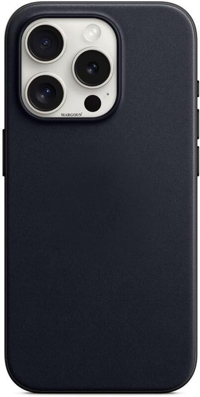 

MARGOUN For iPhone 15 Pro Max Finewoven Case Compatible with MagSafe Shockproof Protective Slim Cover (Black)