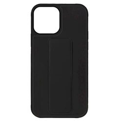 Margoun Apple iPhone 14 Pro Car Magnetic Multi-function Shockproof Protective Mobile Phone Case Cover with Finger Grip Holder, Black