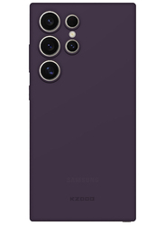 MARGOUN KZDOO for Samsung Galaxy S24 Ultra Case Slim Thin Air Skin Full Coverage Protective Case Sturdy Durable Thin Case Drop Protection Case Cover Transparent Purple