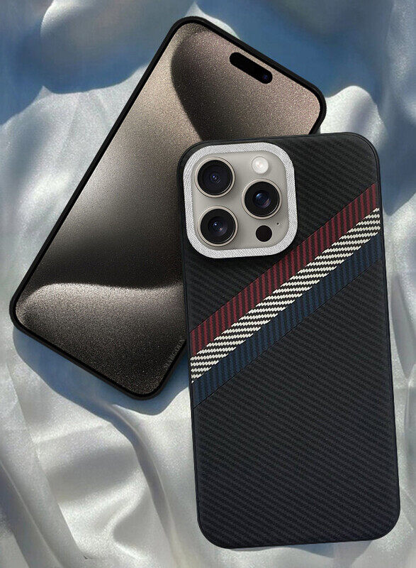 

MARGOUN for iPhone 15 Pro Case Cover Carbon Fiber Pattern Phone Case Slim Shockproof Back Cover