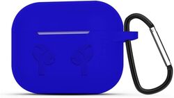 MARGOUN 2 Pack for Airpods 3 Case Cover Silicone with Clip, Airpods 3 Case 2021 3rd Generation (Black/Blue)