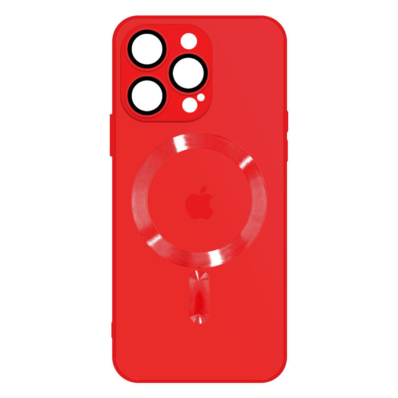 MARGOUN for iphone 14 Pro Max Case and Cover With MagSafe Built-in High-Grade TPU Material Red