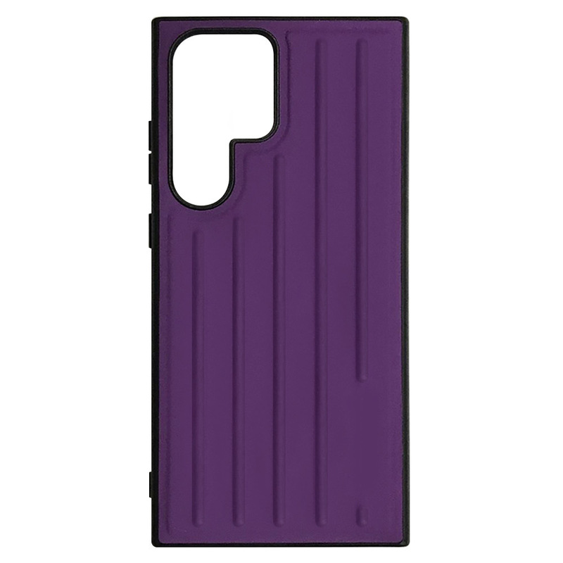 MARGOUN For Samsung Galaxy S23 Ultra Case Silicone Hard Cover IST (Purple)