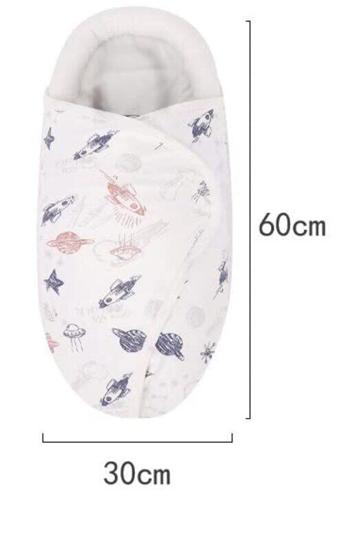 Margoun Baby Stroller Wraps Toddler Blanket Sleeping Bags for Newborn Baby, White/Brown