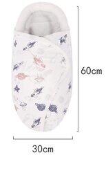 Margoun Baby Stroller Wraps Toddler Blanket Sleeping Bags for Newborn Baby, White/Brown