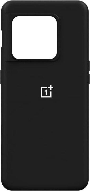 Margoun OnePlus 10 Pro TPU Silicone Soft Flexible Rubber Protective Mobile Phone Case Cover, Black