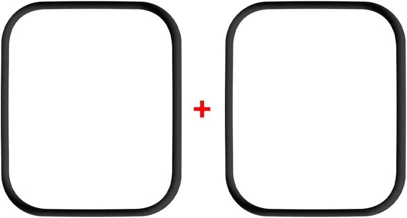 MARGOUN 2 Pack for Apple Watch 7 Screen Protector 45MM Series 7 Screen Protector, Anti-Scratch Resistant Full Coverage Bubble-Free Screen (2)