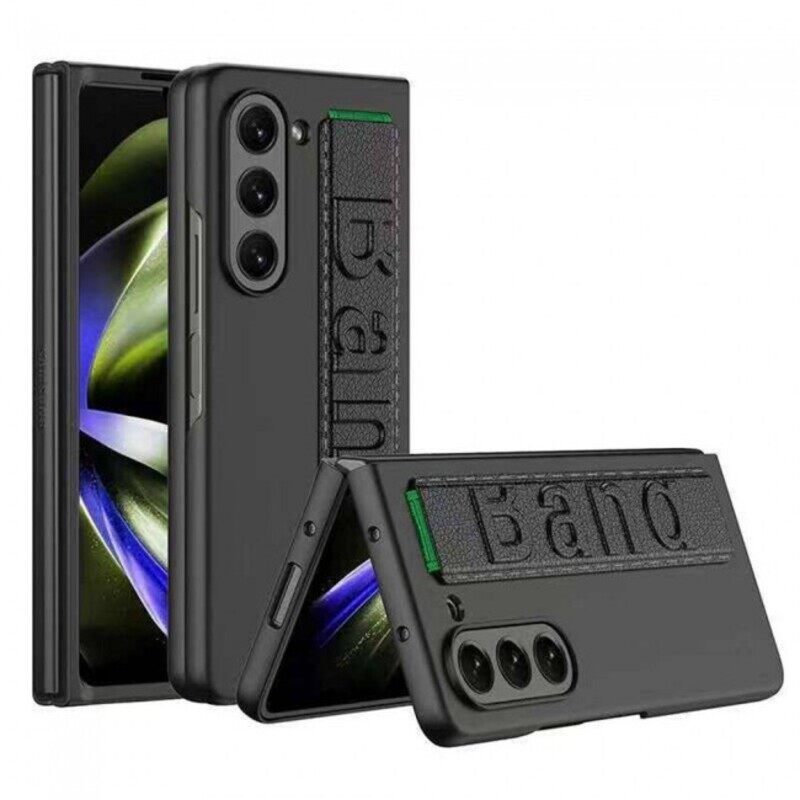 

Not Applicable MARGOUN For Samsung Galaxy Z Fold5 Case Shockproof PC with Strap Case/Black Green