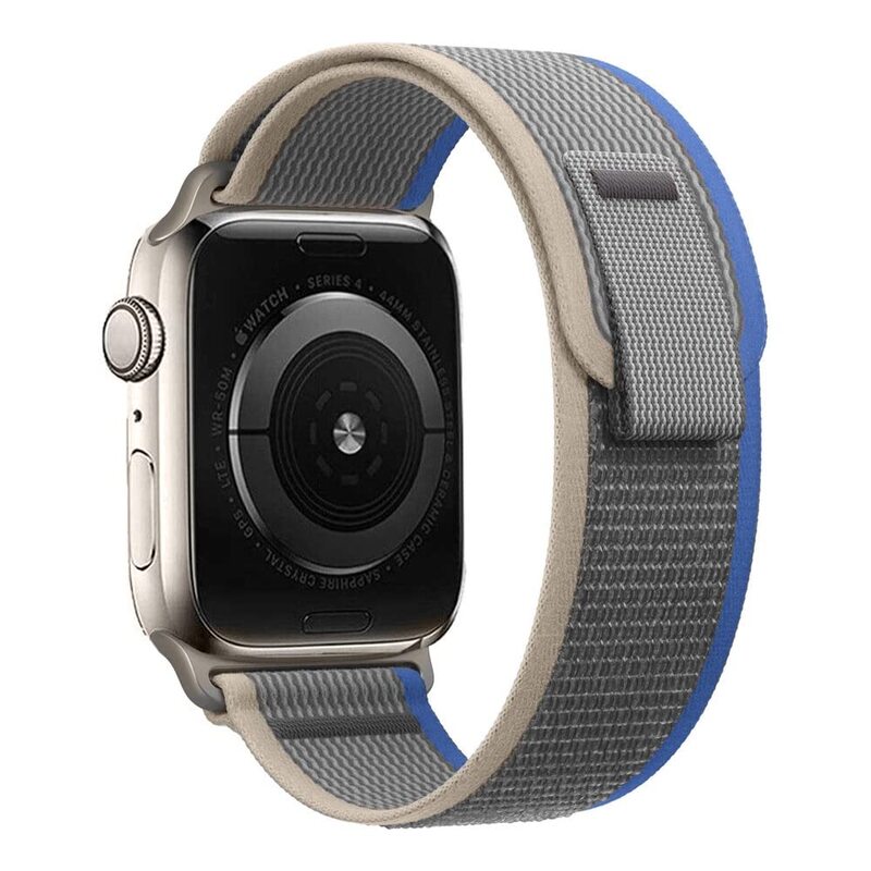 Margoun Trail Loop Band for Apple Watch 49mm/45mm/44mm/42mm, Blue/Grey