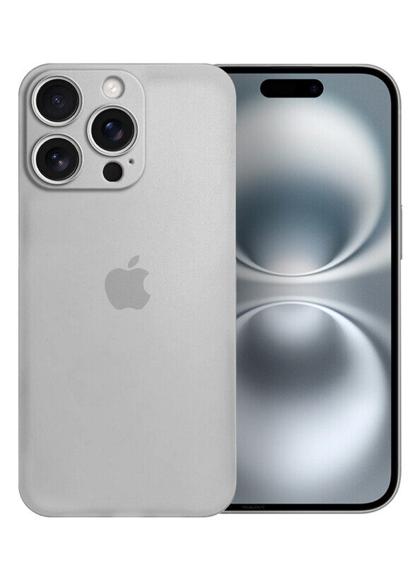 

MARGOUN for iPhone 16 Pro Case Cover Air Skin Series Back Cover Sturdy Durable Thin Case Drop Protection Cover Clear / Light Grey