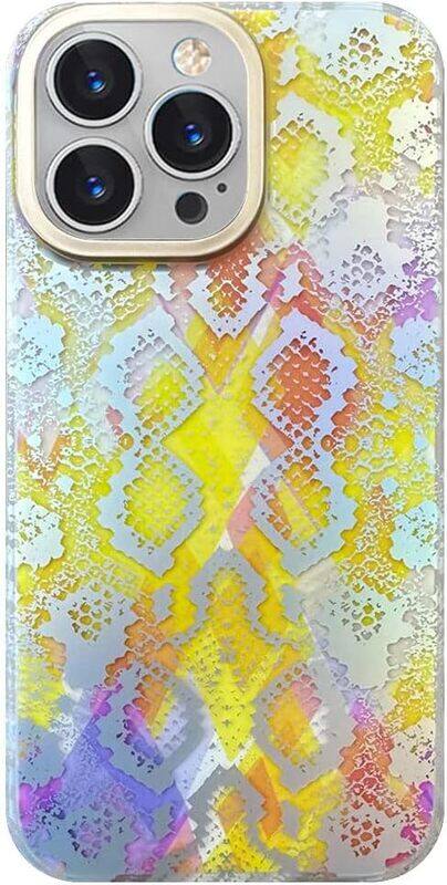 

Generic Joway For iPhone 14 Pro Max Case 3D Print Shockproof Back Cover (iphone 14 pro max Yellow/Multicolor)