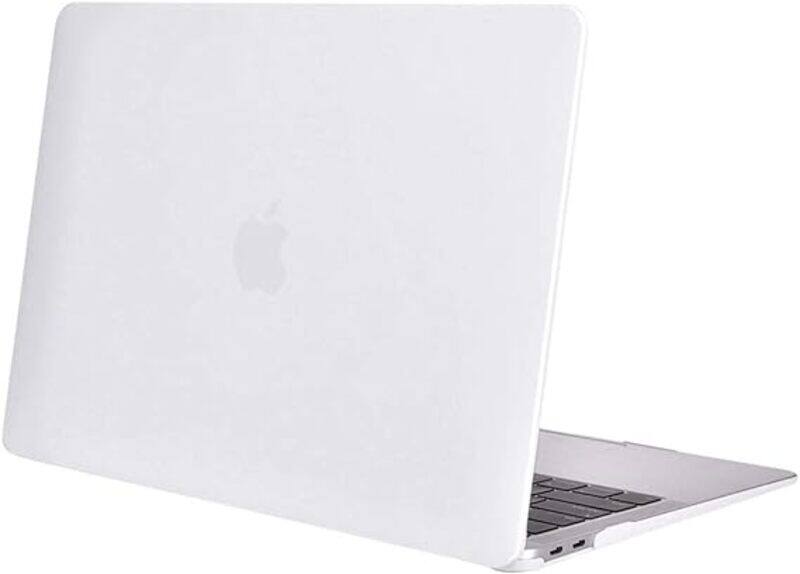 MARGOUN Compatible with New MacBook Air 13 inch Case 2022 2021 2020 M1 A2337 A2179 A1932 Plastic Hard Shell Case (White, 13" A1932)