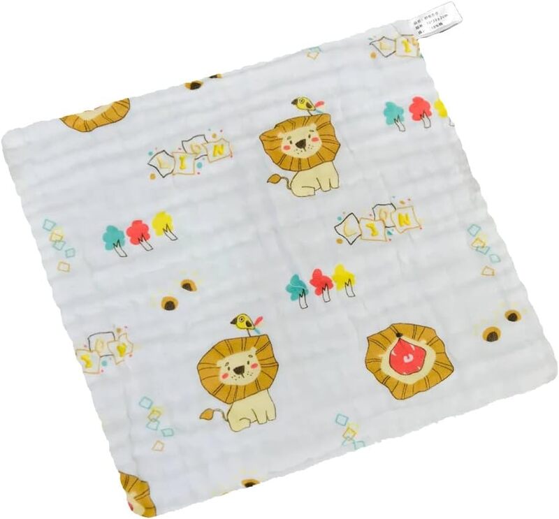 MARGOUN Baby Muslin Washcloths Soft Face Cloths for Newborn 30 * 30 cm, Absorbent Bath Face Towels, Baby Wipes, Burp Cloths or Face Towels (A09)