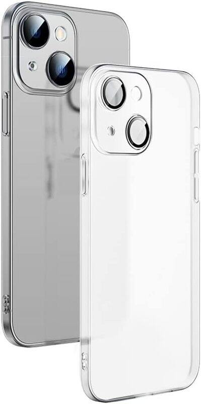 

MARGOUN For iPhone 14 Plus Case Frosted Translucent Ultra Slim Cover Anti-Slip Camera Lens Protection (14 Plus clear)