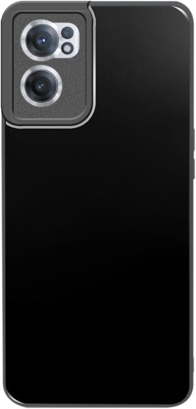 

MARGOUN for Oneplus Nord CE 2 Case Cover Electroplated Hard Glossy Case with Camera Protection (Oneplus Nord CE 2, Black)