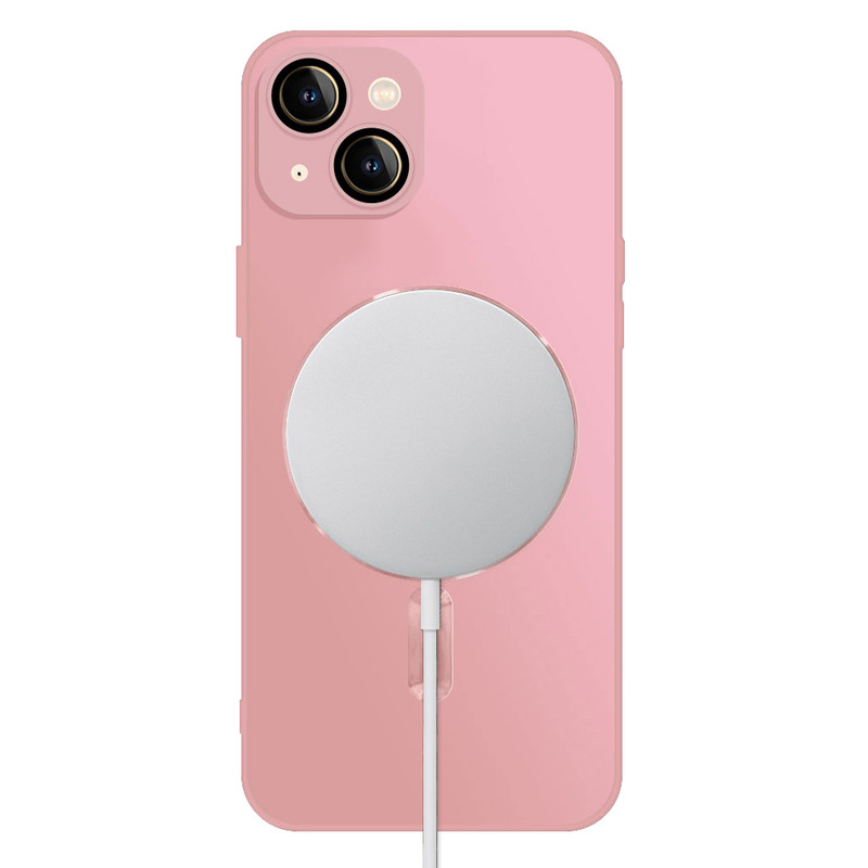 MARGOUN for iphone 14 Case and Cover With MagSafe Built-in High-Grade TPU Material Pink