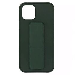 Margoun Apple iPhone 11 Pro Multi-Function Shockproof Protective Two-In-One Finger Grip Holder Mobile Phone Case Cover, Dark Green