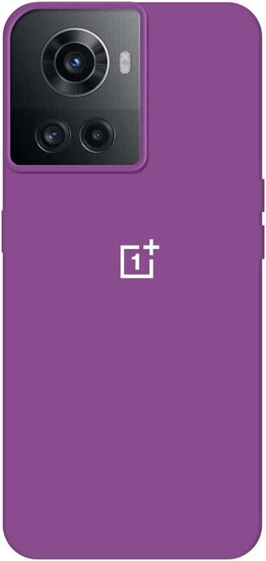MARGOUN for OnePlus 10R Case/OnePlus Ace Case Silicone Soft Flexible Rubber Protective Cover (Purple)