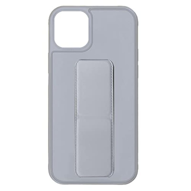 Margoun Apple iPhone 13 Finger Grip Holder Magnetic Multi-Function Shockproof Protective Mobile Phone Case Cover, Grey