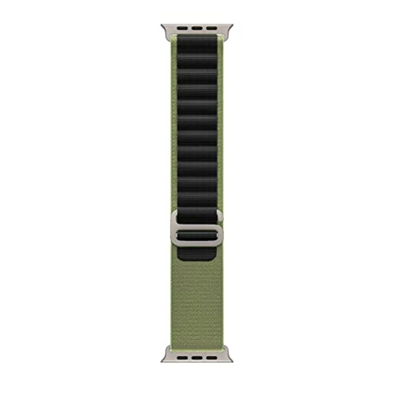 Margoun Alpine Loop Band for Apple Watch 49mm/45mm/44mm/42mm, Green/Black