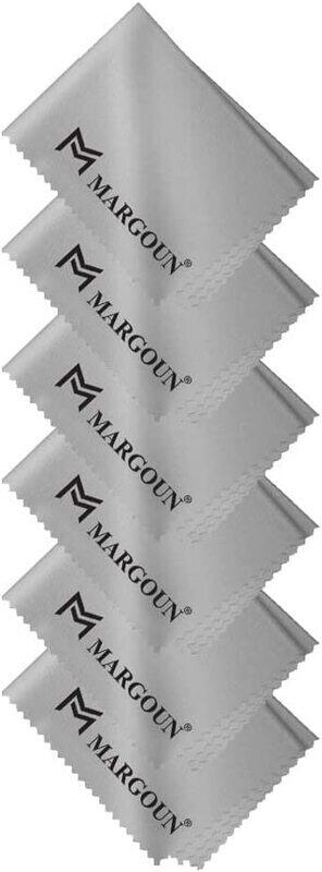 

Margoun Microfiber Cleaning Cloth , 6 Pieces, Grey