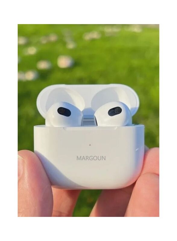 MARGOUN Samsung Galaxy S24 Ultra Bluetooth Headphones with Charging Case Wireless Earbuds 3rd Generation Bluetooth Sport In-Ear Headphones Hi-Fi Stereo Sound Noise Reduction White