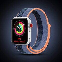 Margoun Nylon Sport Band for Apple Watch 38mm/40mm/41mm, 5 Piece, Multicolour