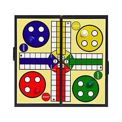 Margoun 2-Piece Ludo & Snake and Ladders Board