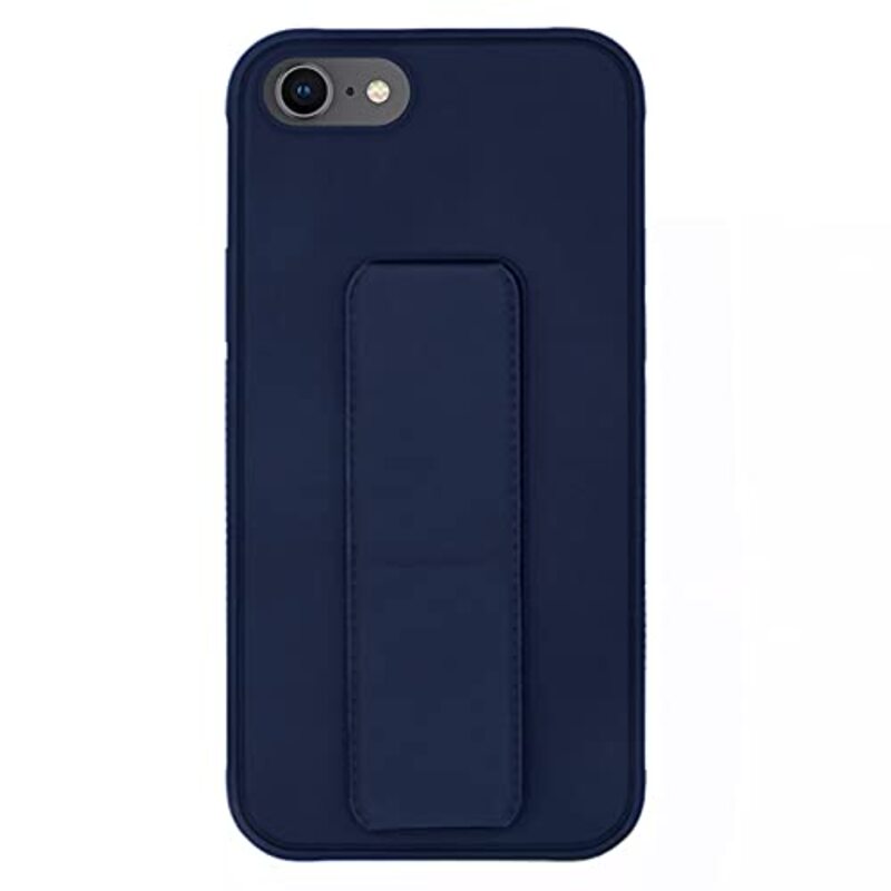 Margoun Apple iPhone 7/8 Finger Grip Holder Mobile Phone Case Cover, Dark Blue