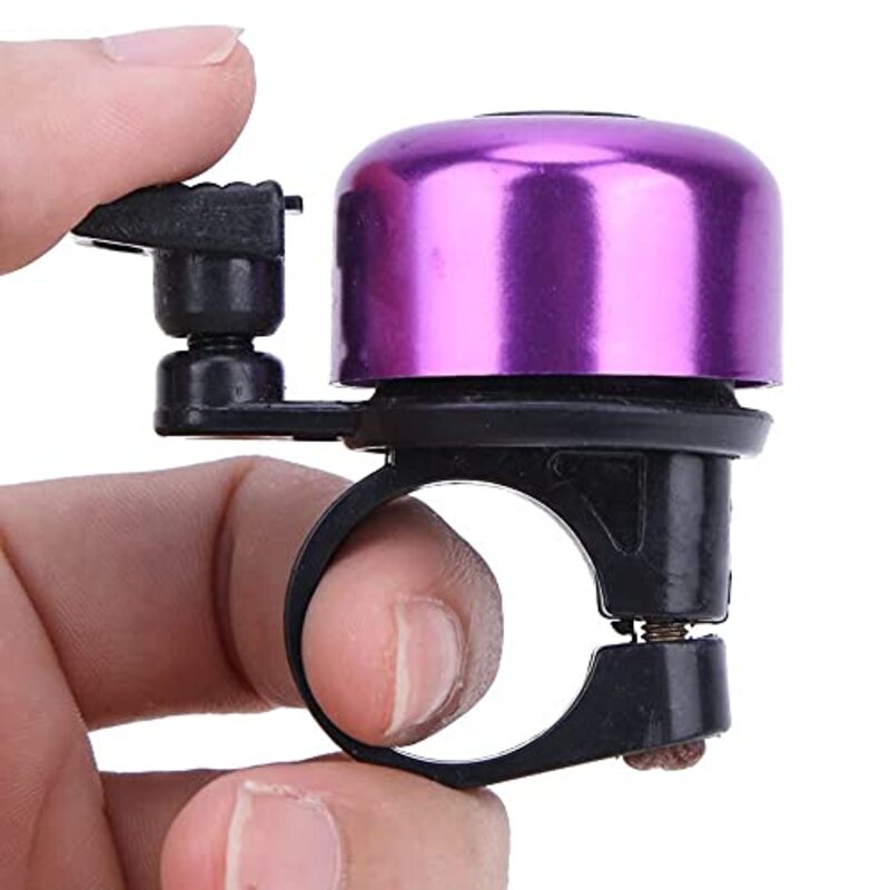Margoun Universal Bicycle Handlebar Loud Ring Bell, Purple