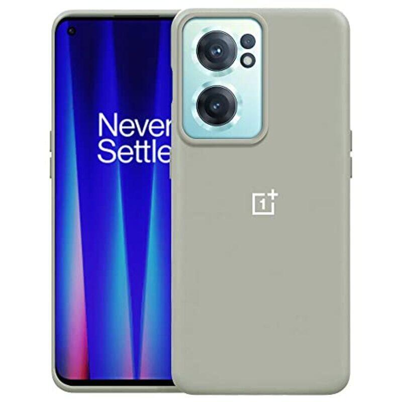 Margoun OnePlus Nord CE 2 5G TPU Silicone Soft Flexible Rubber Protective Mobile Phone Case Cover, Grey