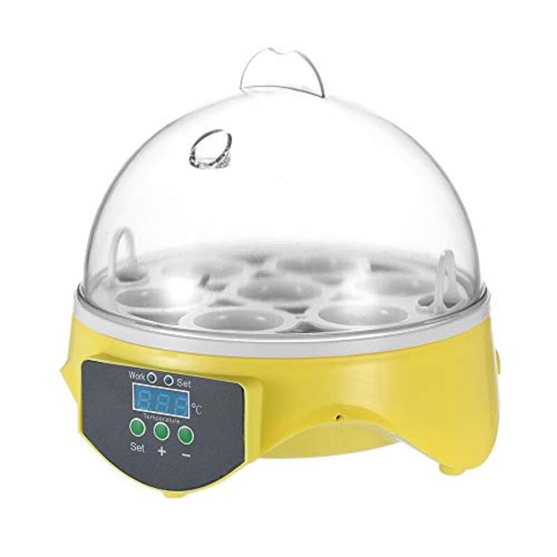 7 Eggs Mini Digital Electric Egg Boiler, Yellow