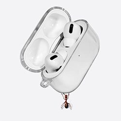 Margoun Case Cover Protection Shockproof with Clip for Airpods Pro Case, Transparent