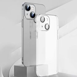 MARGOUN For iPhone 14 Case Frosted Translucent Ultra Slim Cover Anti-Slip Camera Lens Protection (iphone 14 clear)