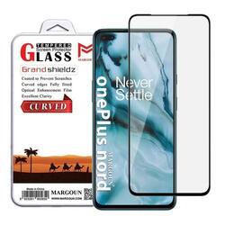 Margoun Oneplus Nord Mobile Phone 3D Tempered Glass Screen Protector, Black