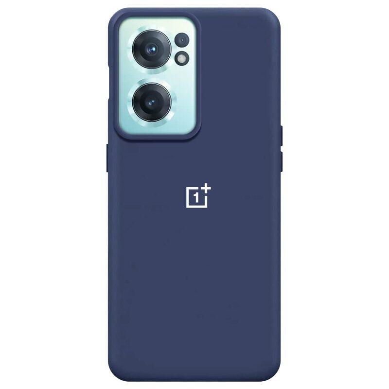 Margoun OnePlus Nord CE 2 5G TPU Silicone Soft Flexible Rubber Protective Mobile Phone Case Cover, Dark Blue