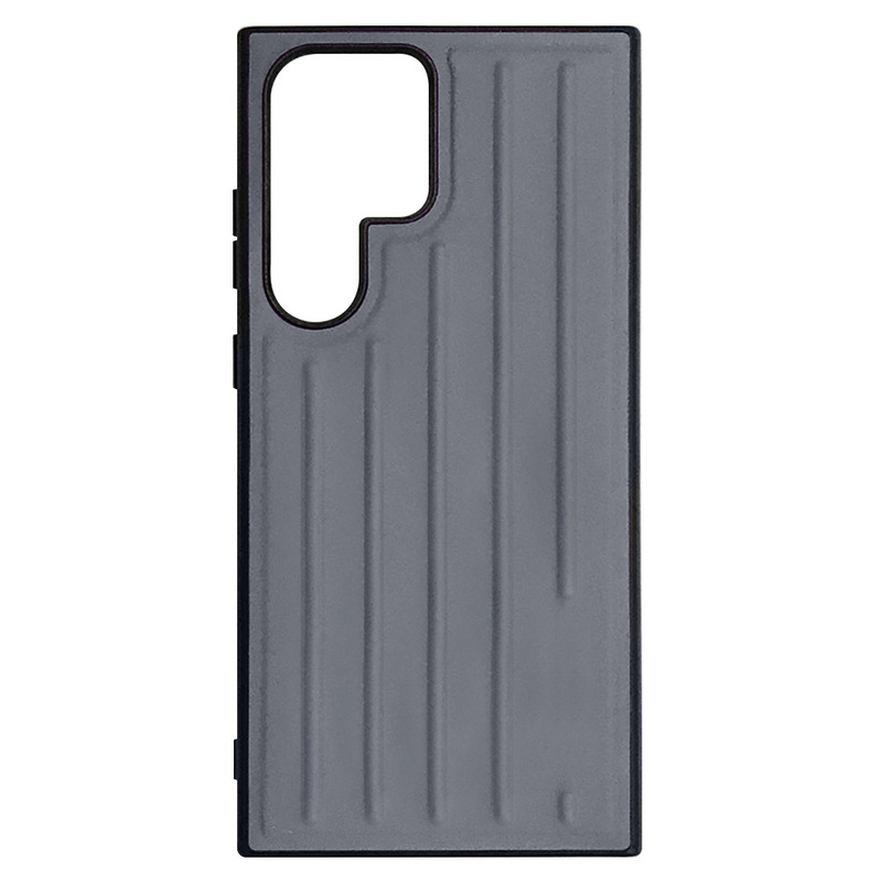 MARGOUN For Samsung Galaxy S23 Ultra Case Silicone Hard Cover IST (Grey)