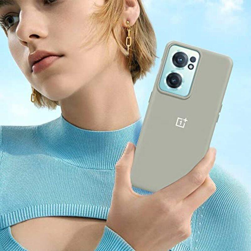 Margoun OnePlus Nord CE 2 5G TPU Silicone Soft Flexible Rubber Protective Mobile Phone Case Cover, Grey