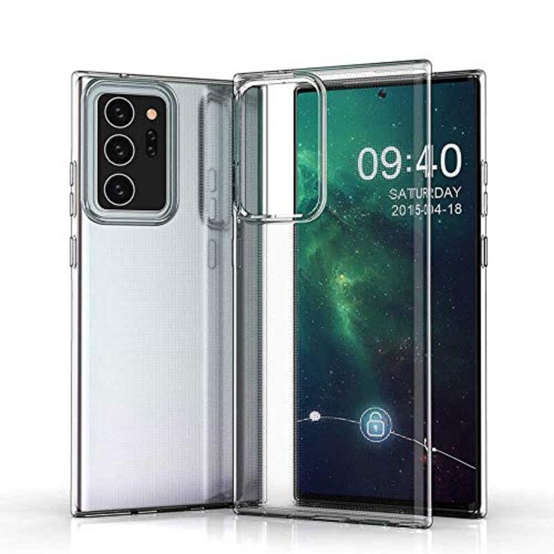 Margoun Samsung Galaxy Note 20 Ultra TPU Silicone Mobile Phone Case Cover, Clear