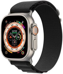 MARGOUN For Apple Watch Band 49mm 45mm 44mm 42mm Alpine Nylon Woven Sport Strap With Microfiber Cleaning Cloth Compatible For iWatch Series 8/7/SE/6/5/4/3/2/1 - B11