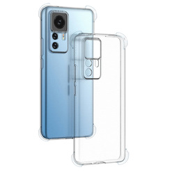 MARGOUN For Xiaomi 12T Pro Case Cover Clear Protective TPU Four Corners Cover Transparent Soft Case