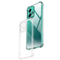 MARGOUN For Xiaomi Poco X5 Case Cover Clear Protective TPU Four Corners Cover Transparent Soft Case