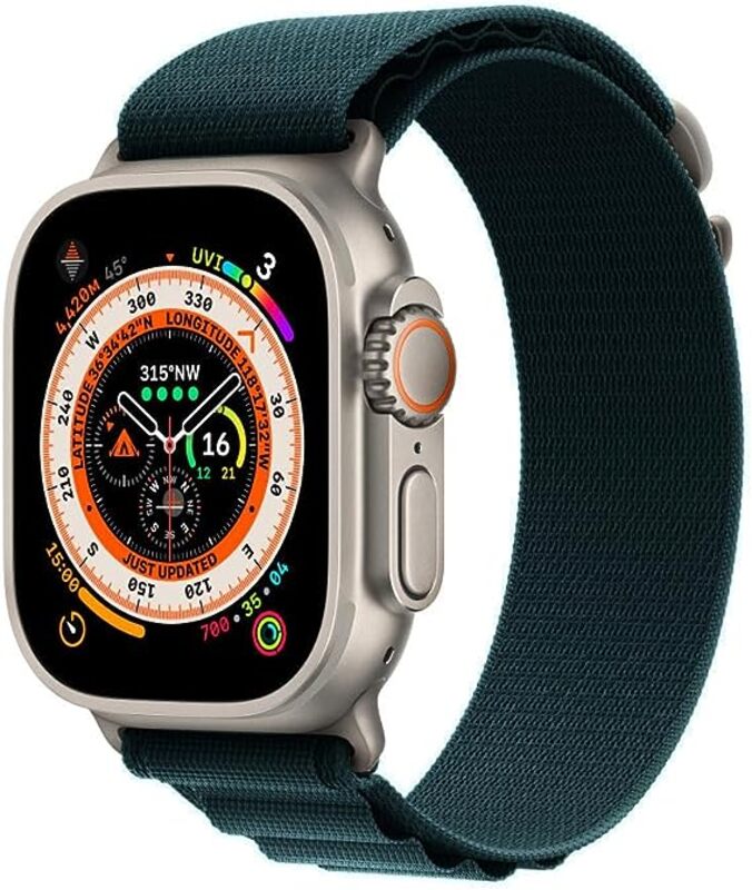 MARGOUN For Apple Watch Band 41mm 40mm 38mm Alpine Nylon Woven Sport Strap With Microfiber Cleaning Cloth Compatible For iWatch Series 8/7/SE/6/5/4/3/2/1 - A21