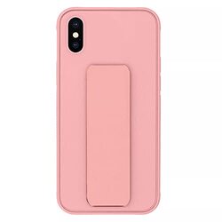Margoun Apple iPhone X/XS Finger Grip Holder Mobile Phone Case Cover, Light Pink