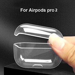 Margoun Airpods Pro 2 Soft TPU Shock-Absorbing Protective Case Cover, Clear