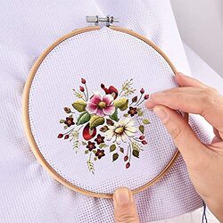 Margoun Cross Stitch Cotton Embroidery Threads, 100 Pieces, Multicolour