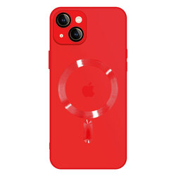 MARGOUN for iphone 14 Case and Cover With MagSafe Built-in High-Grade TPU Material Red