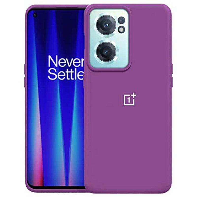 Margoun OnePlus Nord CE 2 5G TPU Silicone Soft Flexible Rubber Protective Mobile Phone Case Cover, Dark Purple